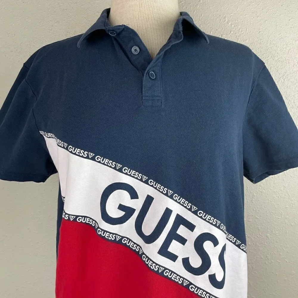 Guess Polo Short Size L EUC - Picture 3 of 6